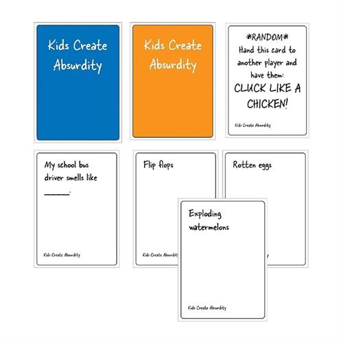 Kids Create Absurdity Family Card Game