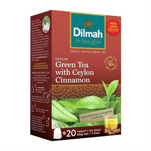 Dilmah Green Tea With Ceylon Cinnamon 40g