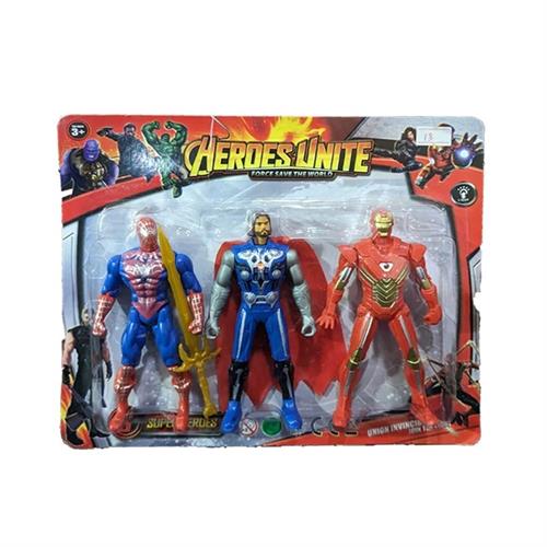 3pcs Avengers Series Set with light AG604596