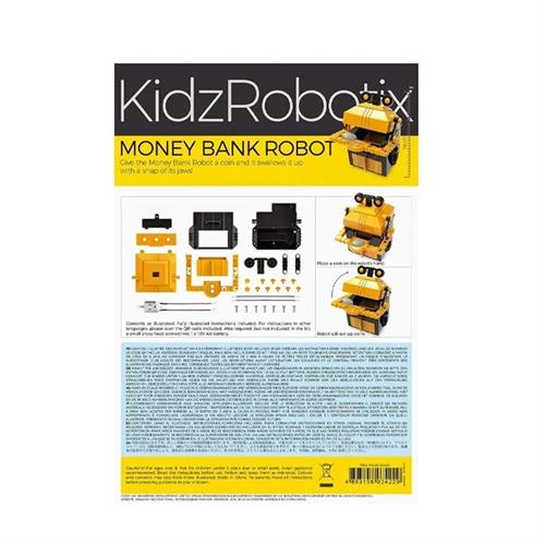4M Kidz Robotics Money Bank Robot DIY Science Kit
