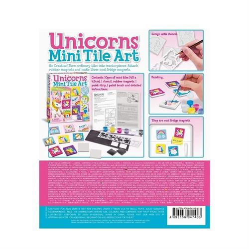 4M Unicorns Mini Tile Art Kit