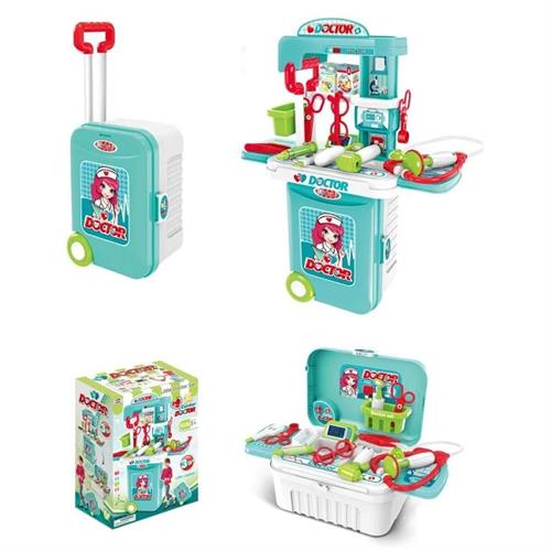 Little Bambino 3 in 1 Medical Doctor Set (3in1 doctor tool trolley)