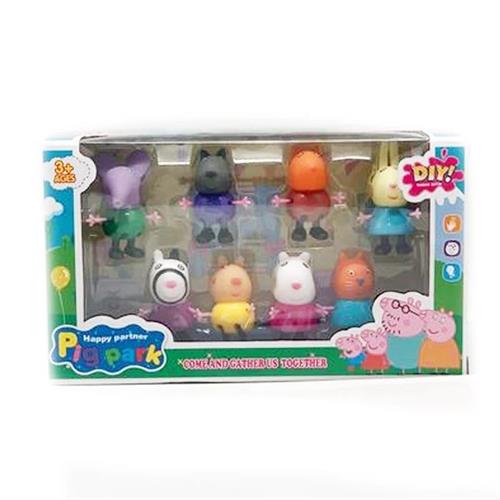 Peppa Pig House Toy Set 8pcs YM665-16