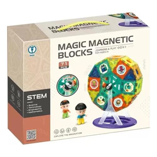 STEM Magic Magnetic Blocks Ferris Wheel 71pc 3401