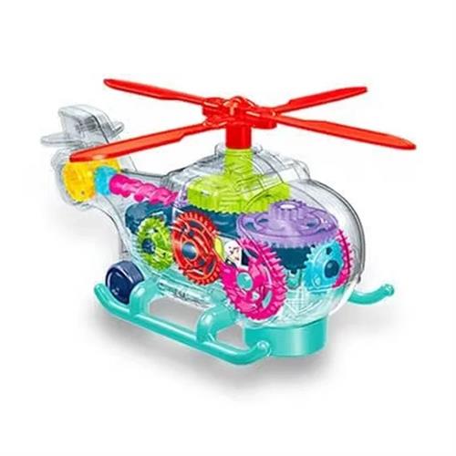 Transparent Mechanical Helicopter Toy ZY308639