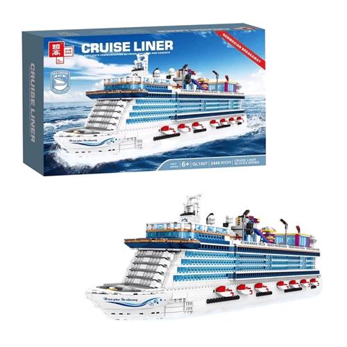 ZHEGAO Building Blocks Norwegian Asuka Cruise Liner QL1807