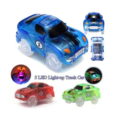 Magic Track Toys Car With Flashing Lights