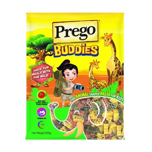 Prego Buddies Pasta Animal Shape 200g