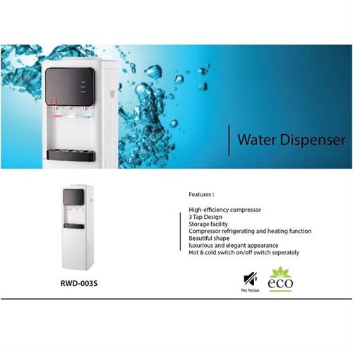 RANGE 3 Tap (Hot,Cold,Normal) Water Dispenser With Compressor RWD-003S