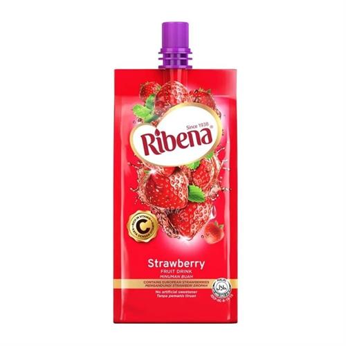 Ribena Strawberry Fruit Drink Light Cheerpack 330ml