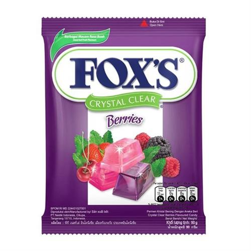 Fox s Crystal Clear Berries 90g