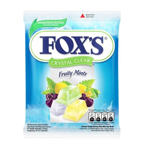 Fox s Crystal Clear Fruity Mints 90g