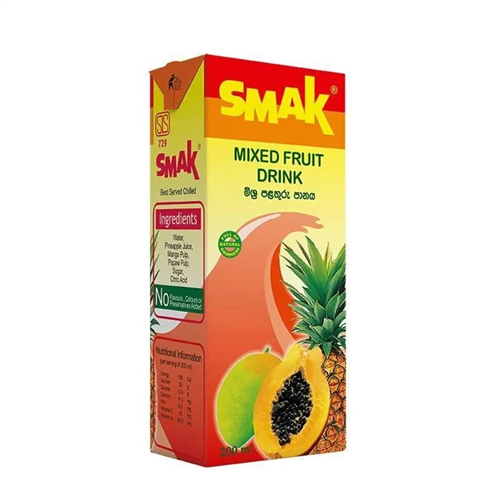 Smak Mixed Fruit Drink 200ml Tetra Pack
