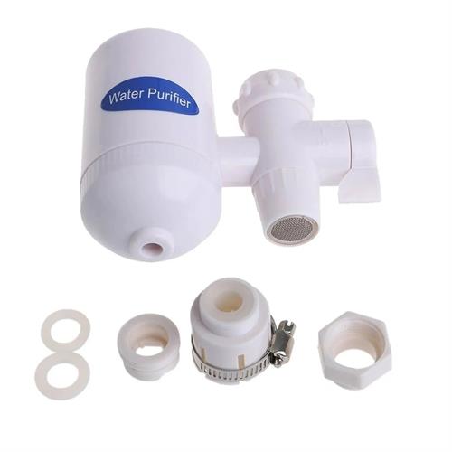 Faucet Water Filter, Kitchen Water Faucet Filtration System Water Purifier Washable Ceramic Filter