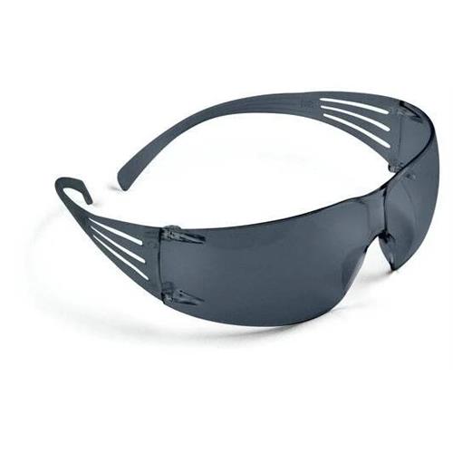 3M SecureFit Safety Glasses SF202AF, Gray Lens