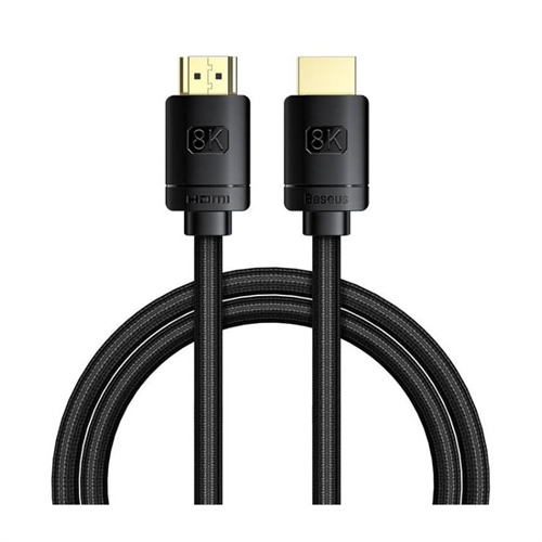 Baseus High Definition Series HDMI 2.1 cable, 8K 60Hz, 3D, HDR, 48Gbps, 1m