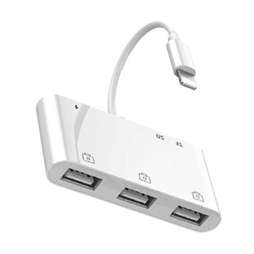COTEetCI 6-in-1 Lightning OTG Card Reader