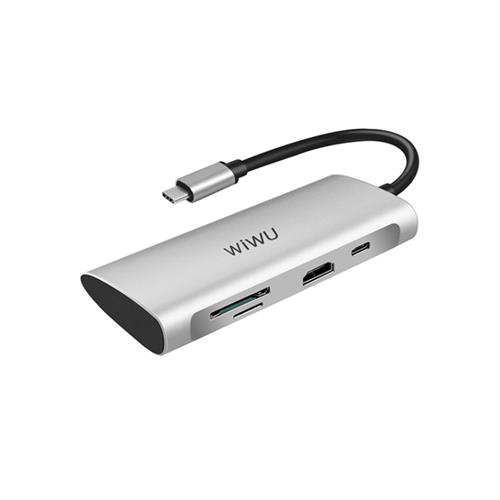 WiWU Alpha A631STR 6 in 1 Type C Converter Hub Adapter
