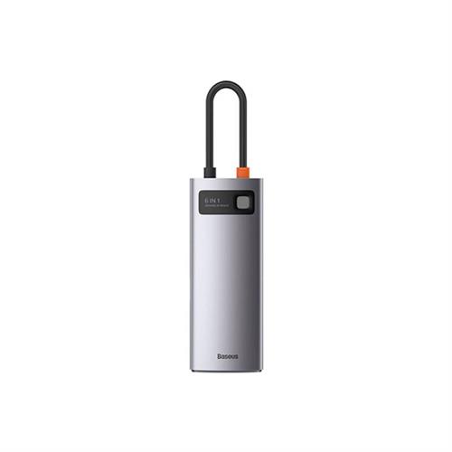 Baseus Metal Gleam Series 6-in-1 Multifunctional Type-C HUB Docking Station