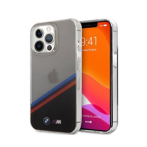 BMW iPhone 13 Pro Max (6.7) Anti-Scratch Back Officially Licensed Transparent Black