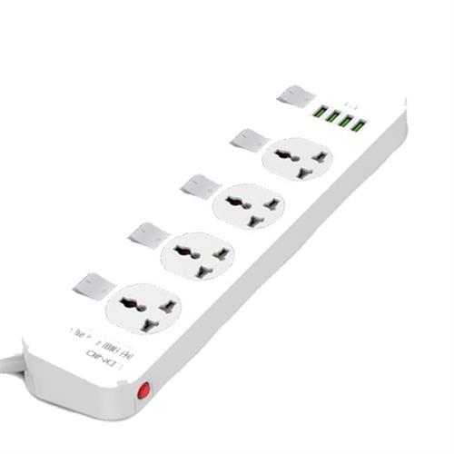LDNIO SC4408 Power Socket 2500W 4 USB Extension Power Cord