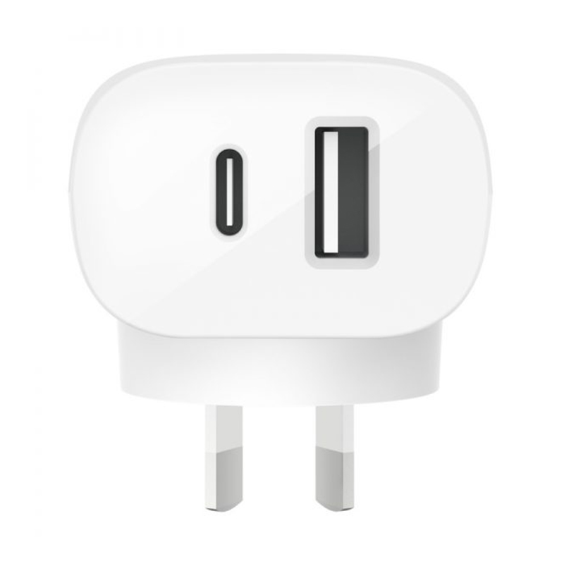 32W USB-C PD + USB-A Wall Charger + USB-C to Lightning Cable