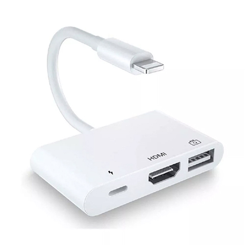 COTEetCI 3-in-1 Lightning OTG HDMI Adapter