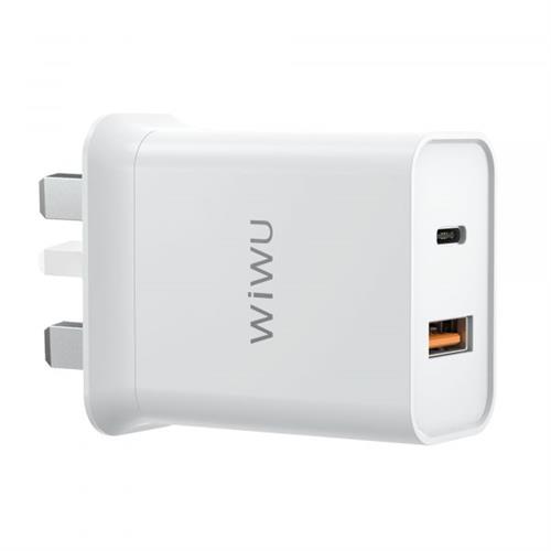 WIWU COMET USB-C + QC3.0 UK 20W POWER ADAPTER