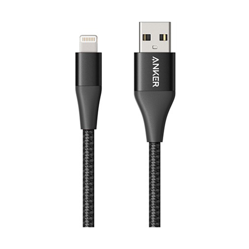 Anker PowerLine+ II 6ft Lightning Cable Black (A8452)