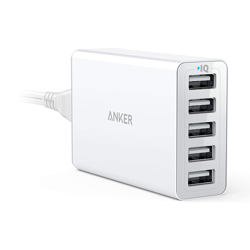 Anker PowerPort 5 Lite 40W 5-Port USB Wall Charger