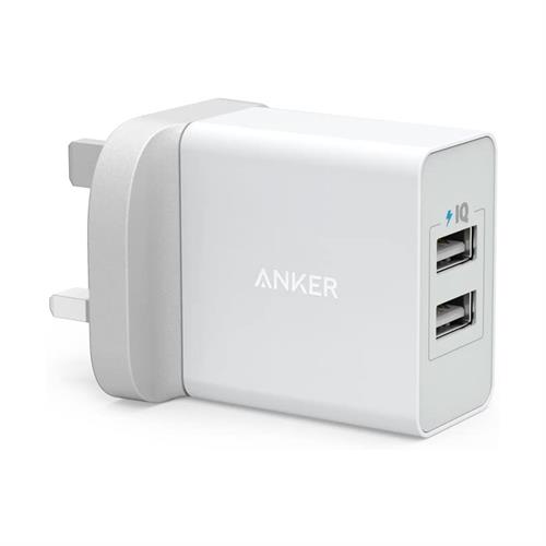 Anker USB Charger 4.8A/24W 2-Port USB Wall Charger