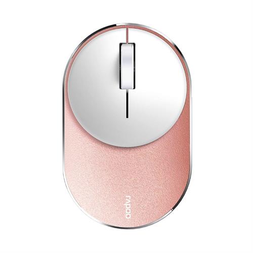 RAPOO M600 Silent 2.4G Bluetooth Wireless Mouse Rose Gold