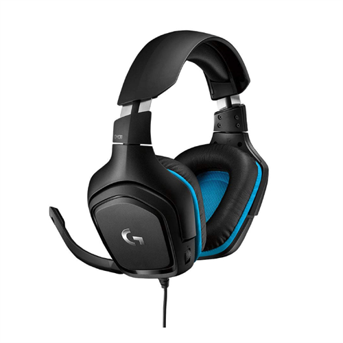 Logitech G431 Headset Leatherette 7.1 Surround Sound Wired Gaming Heads