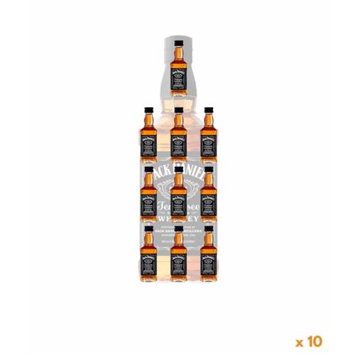 Jack Daniels 500ml Pack of 10 Miniatures