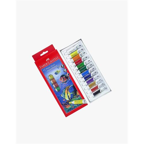 HS WATER COLOURS SET OF 12 X 9 ML TUBES