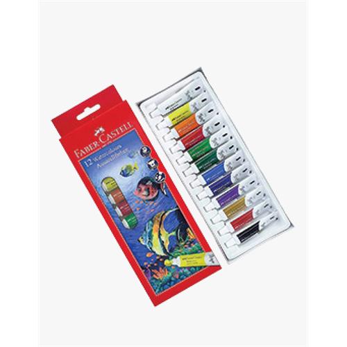 TEMPERA COLOURS SET OF 12 X 9 ML TUBES