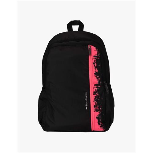 SCHOOL BAG S1 NEON 12YRS + PINK SPLASH