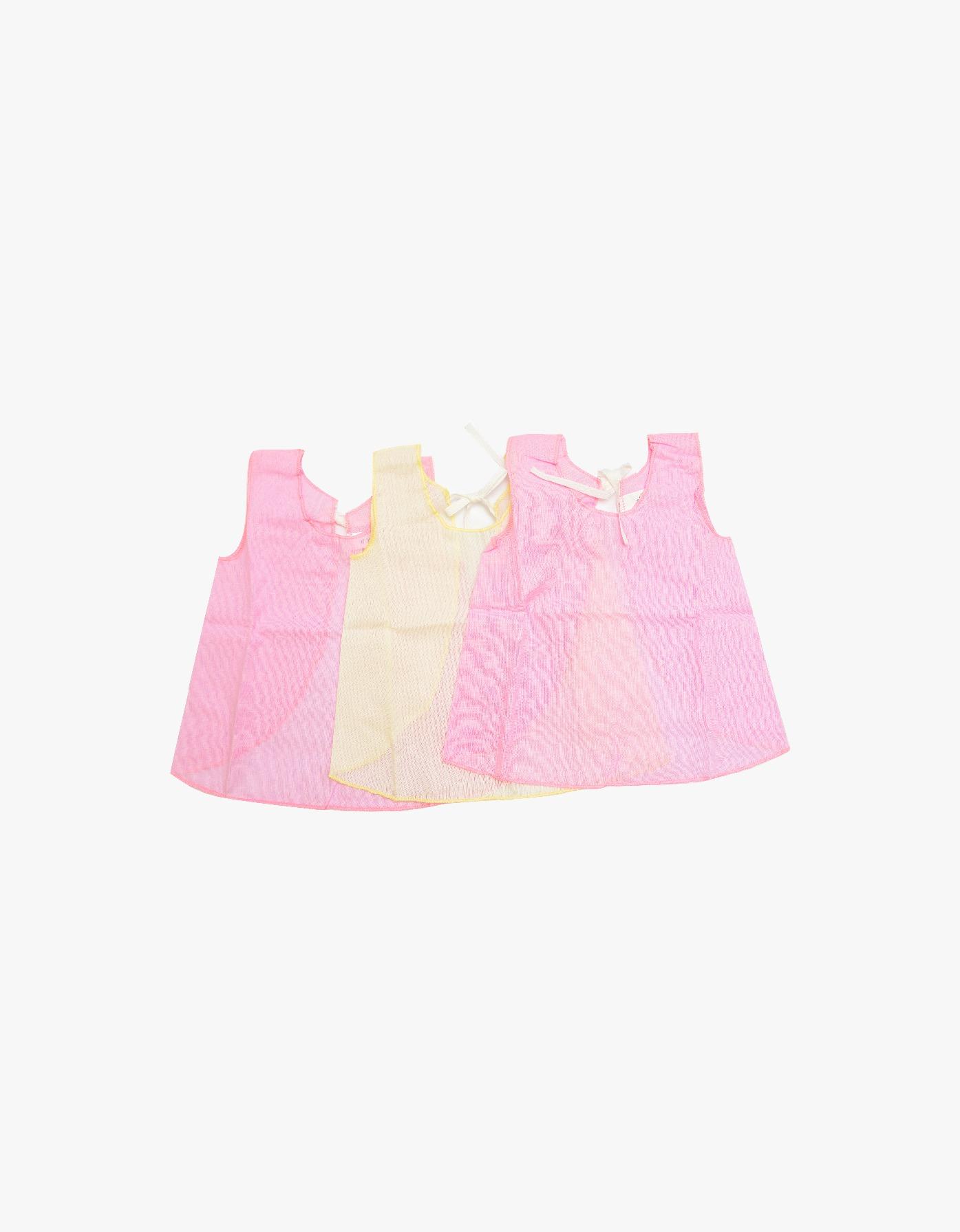 Kids Joy Colour Baby Frocks (3 Pieces)