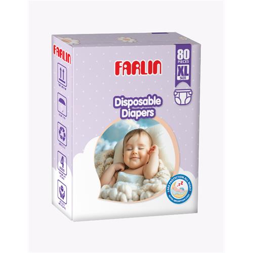 Farlin Baby Diaper 80 PCS XL