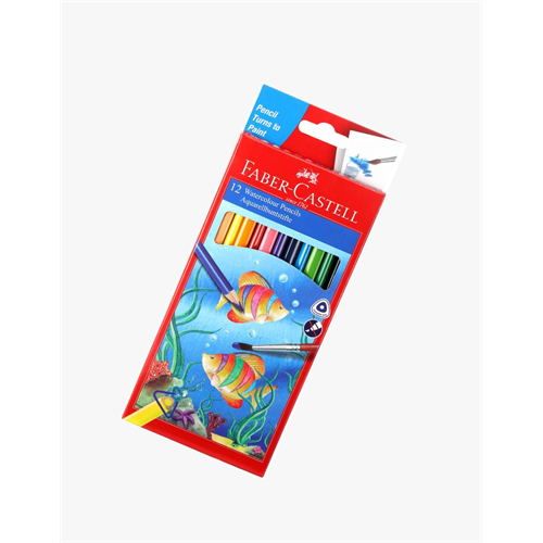 WATER COLOUR PENCILS FULL LENGTH BOX OF 12