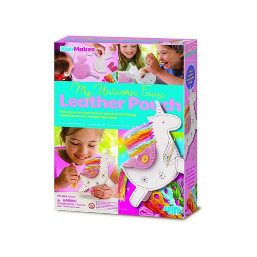 4M KidzMaker My Unicorn Faux Leather Pouch