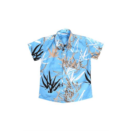 Ozone Baby Boys Short Sleeve Printed Casual Shirt