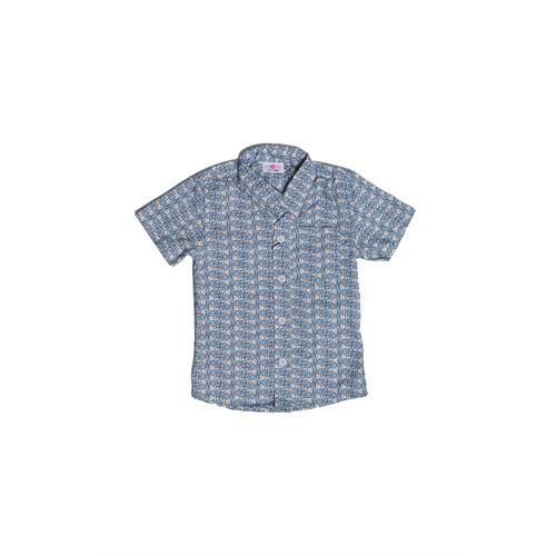 Ozone Baby Boys Short Sleeve Printed Casual Shirt