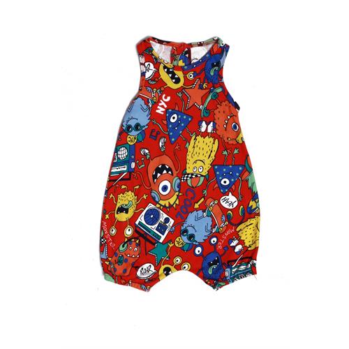 Ozone Baby Boys Sleeve Less Casual Dungaree