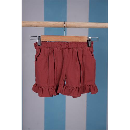 Ozone Kids Girls Casual Linen Short