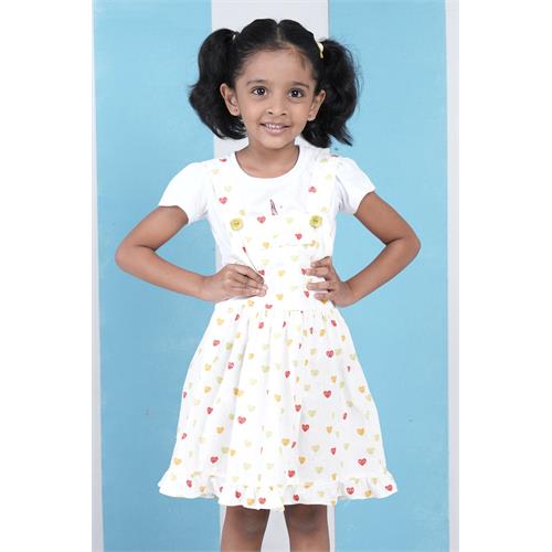 Ozone Kids Girls Casual Pinafore