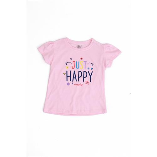 Ozone Kids Girls Without Collar Casual T-Shirt