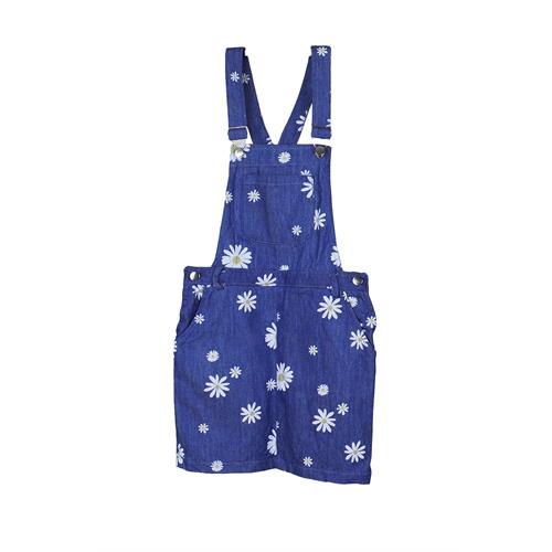 Tween Kids Girls Casual Denim Pinafore