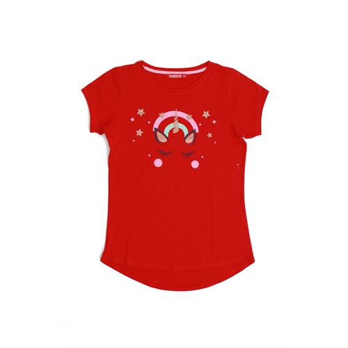 Tween Kids Girls Without Collar Casual T-Shirt