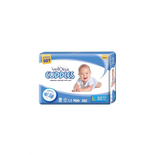 Velona Cuddles Classic Diaper Jumbo Pack - L